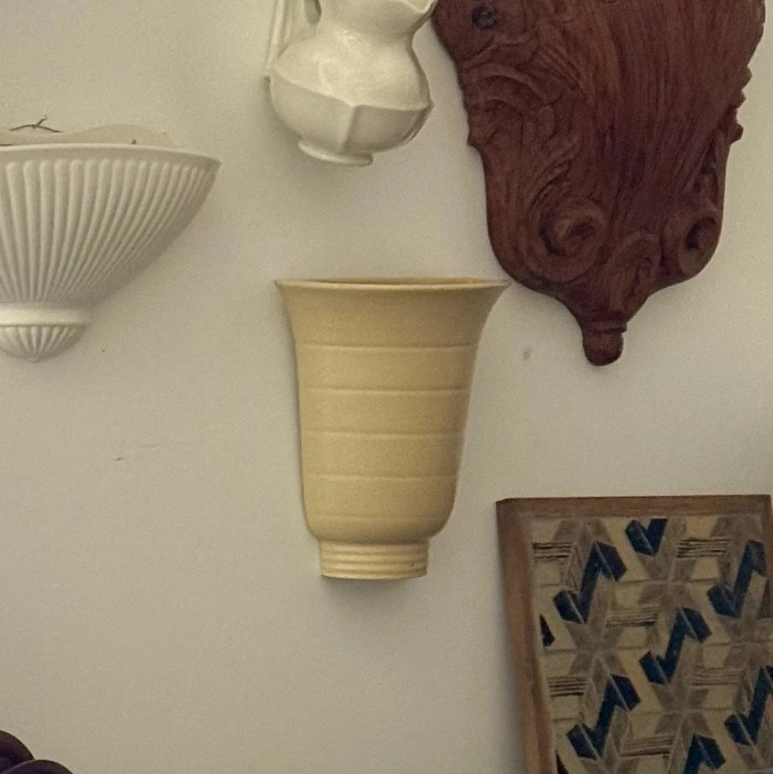 Grays Pottery Wall Vase | Straw