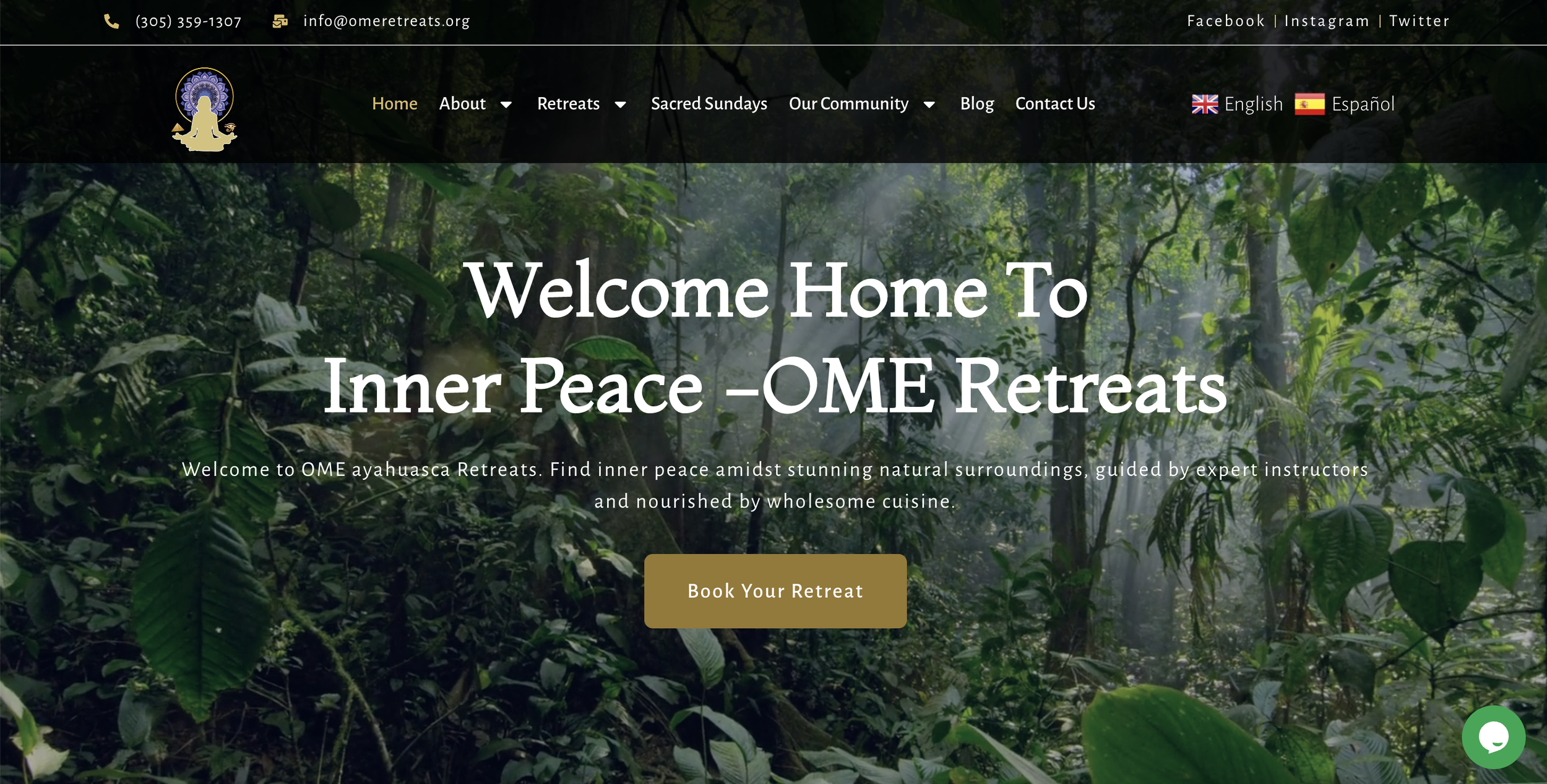 Ome's Temple | Website Content