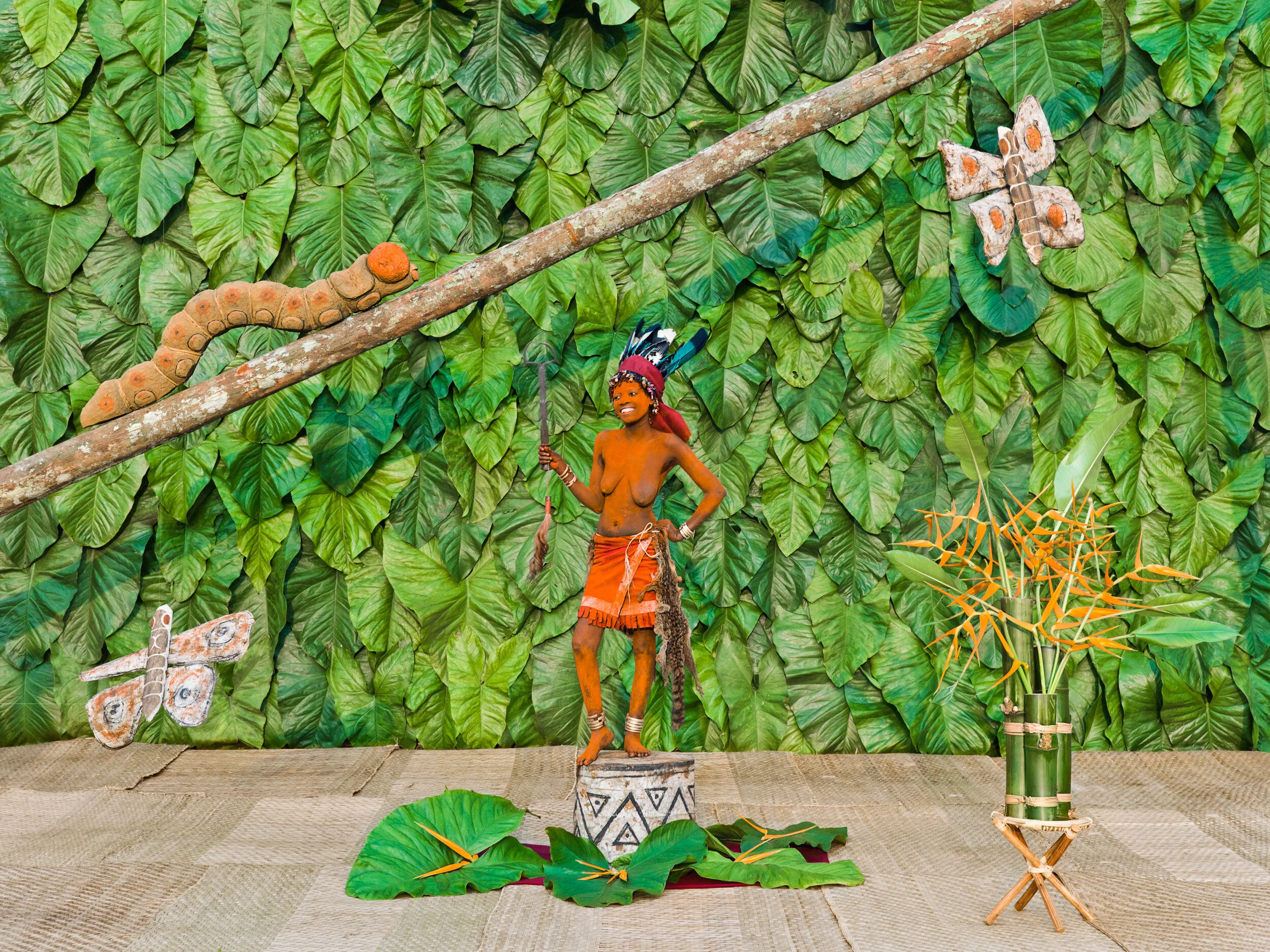  Patrick Willocq,  Walé Lokito, as pretty as a caterpillar , 2012. 