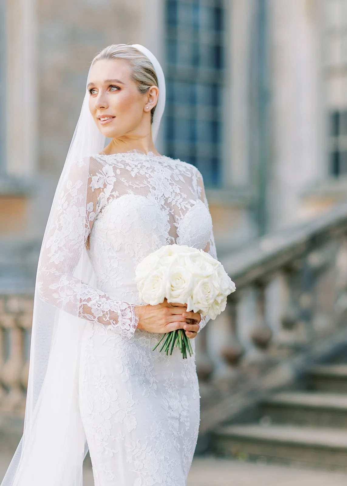  For Sophie’s bridal make up she chose to go for a soft smokey eye with glowing skin. Photo taken at the beautiful Belton House in Lincolnshire. 