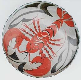  18.  Lobster  bowl 28cm £92 