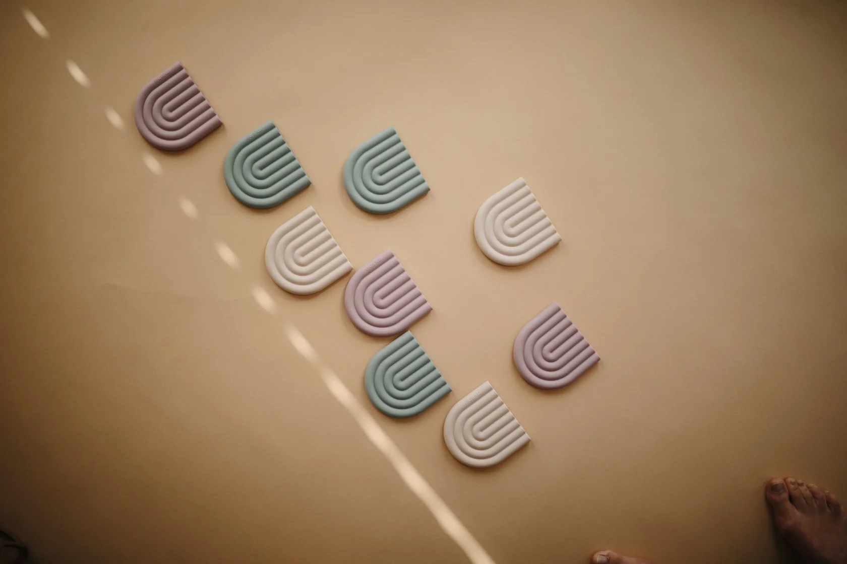 silicon rainbow teethers