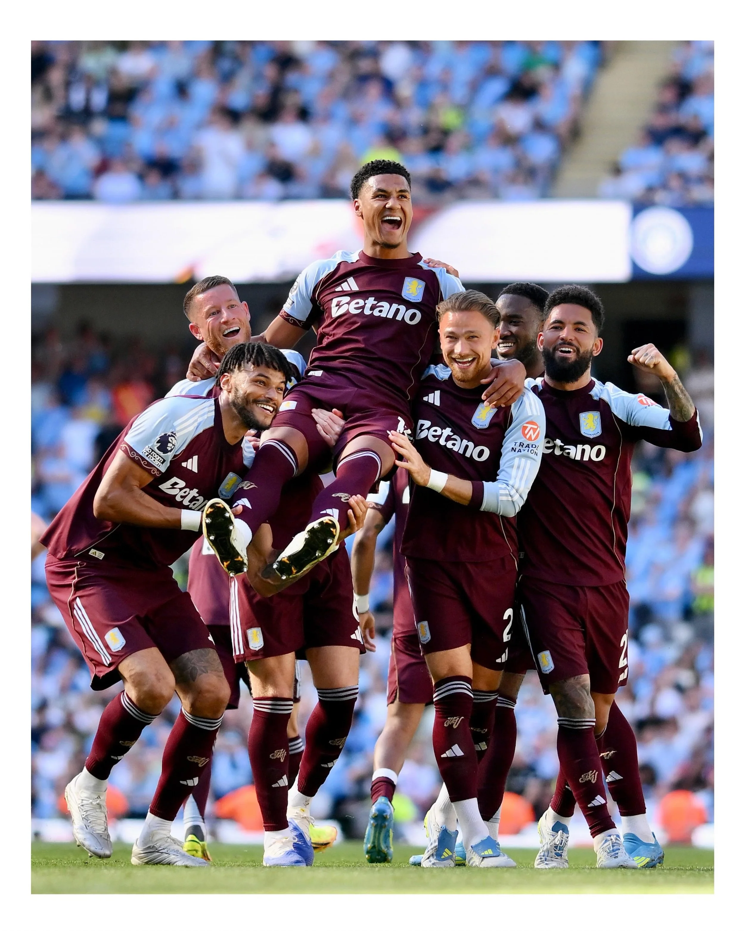 Man City 1-2 Aston Villa 

Aston Villa&rsquo;s Ollie Watkins tries to spoil City&rsquo;s leaving party!

EPA 📸