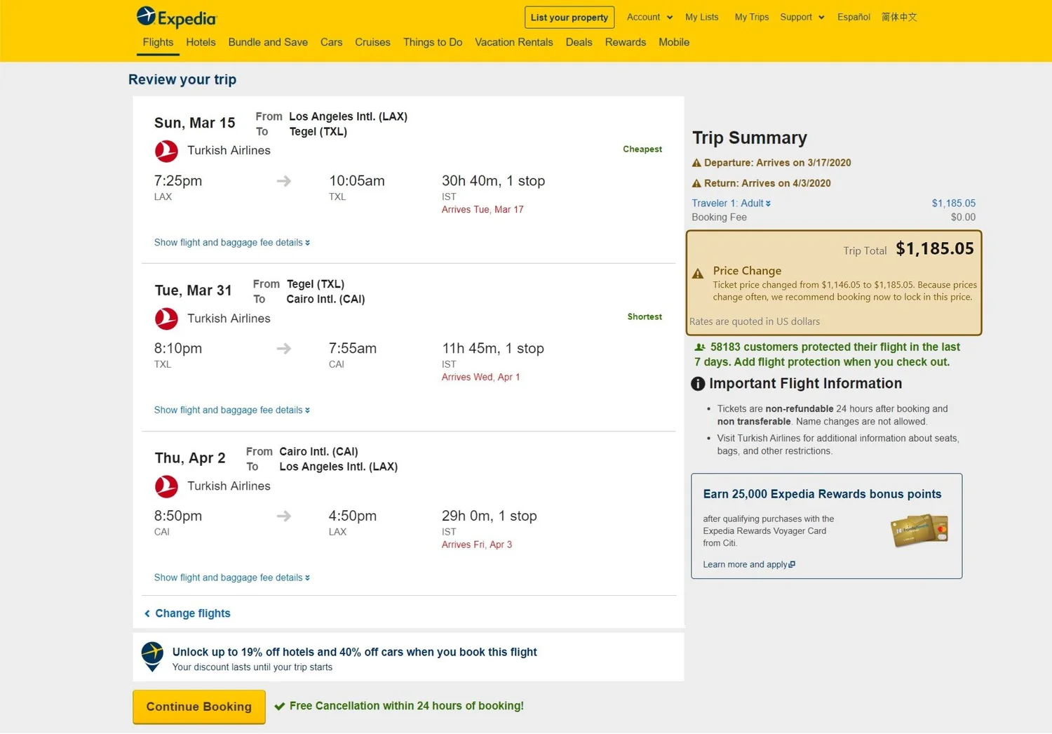 Expedia Case Study 1 (Prototyping and Testing) — Ruobing Yang