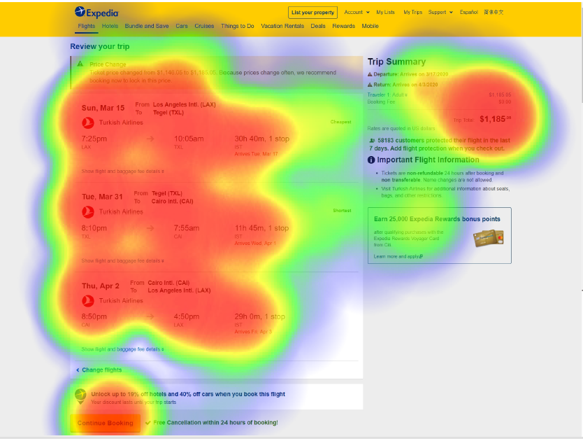 Expedia Case Study 1 (Prototyping and Testing) — Ruobing Yang
