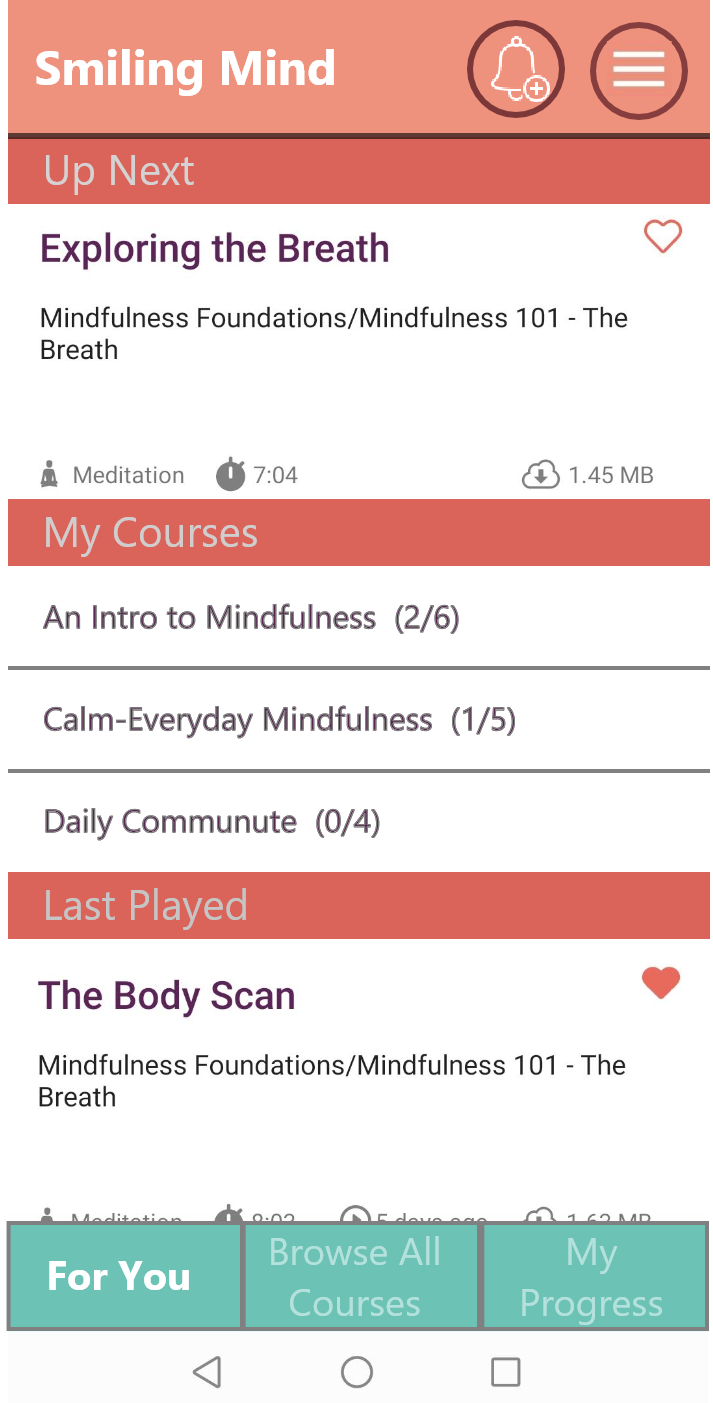 New Menu and For You tab based on First Click analysis of the mid-fi prototype, as well as results from several other research explain in this analysis