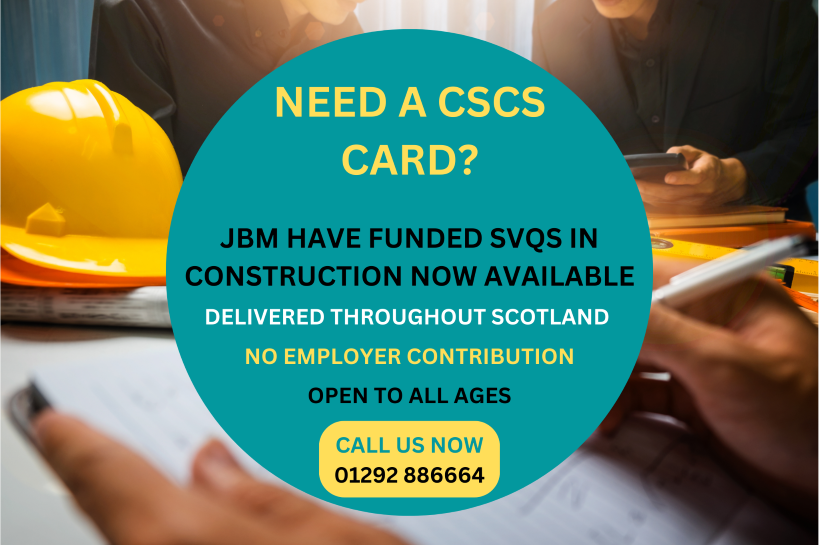 Construction SVQs - The Work Based Route to CSCS Cards