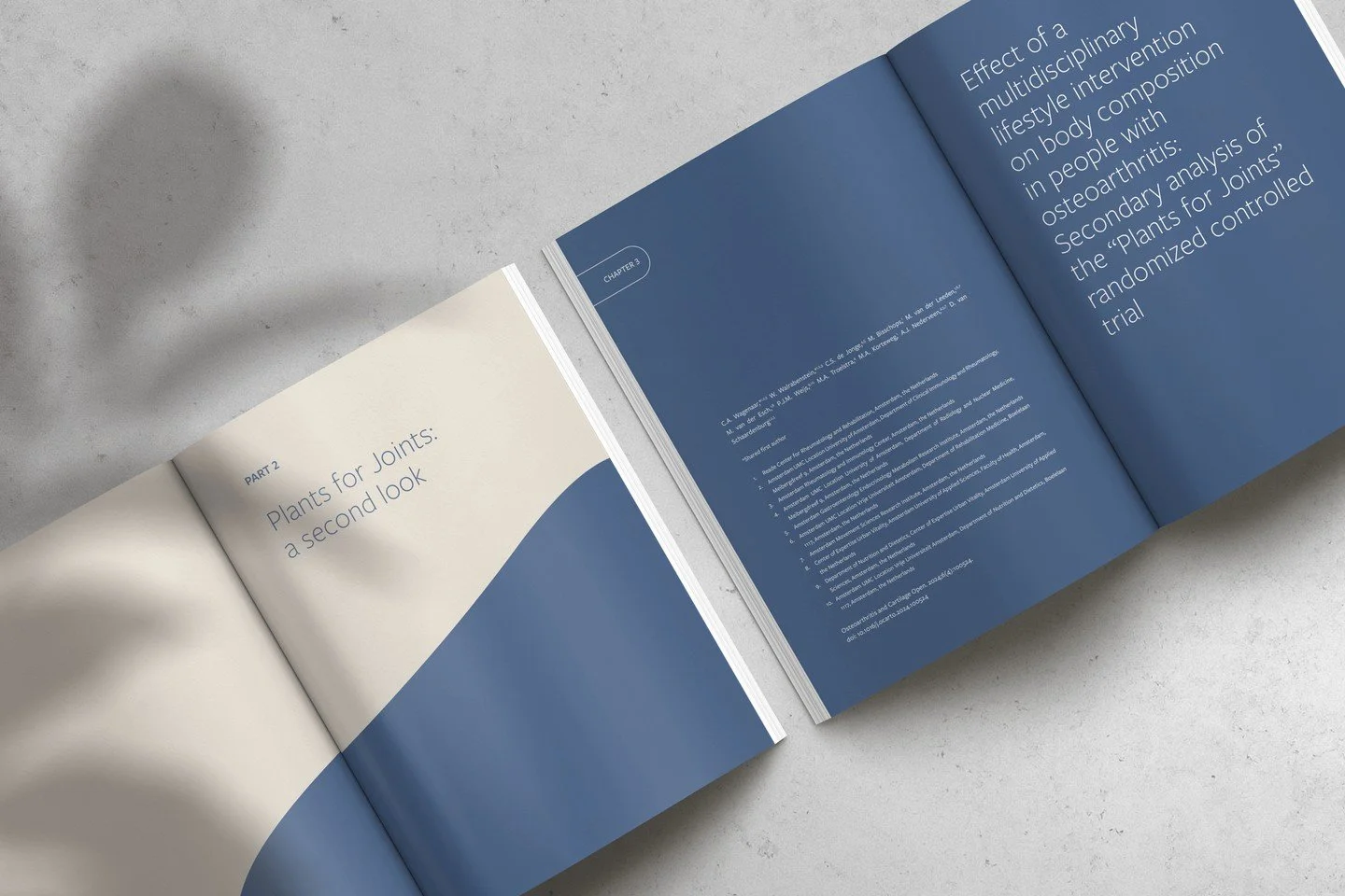 Vorige week deelde ik het omslag van dit proefschrift. Het is opgedeeld in verschillende delen (parts) en hoofdstukken per deel. Om dit onderscheid visueel te maken gebruikte ik uitvergrote vormen van het omslag voor de pagina&rsquo;s die de 'parts' 