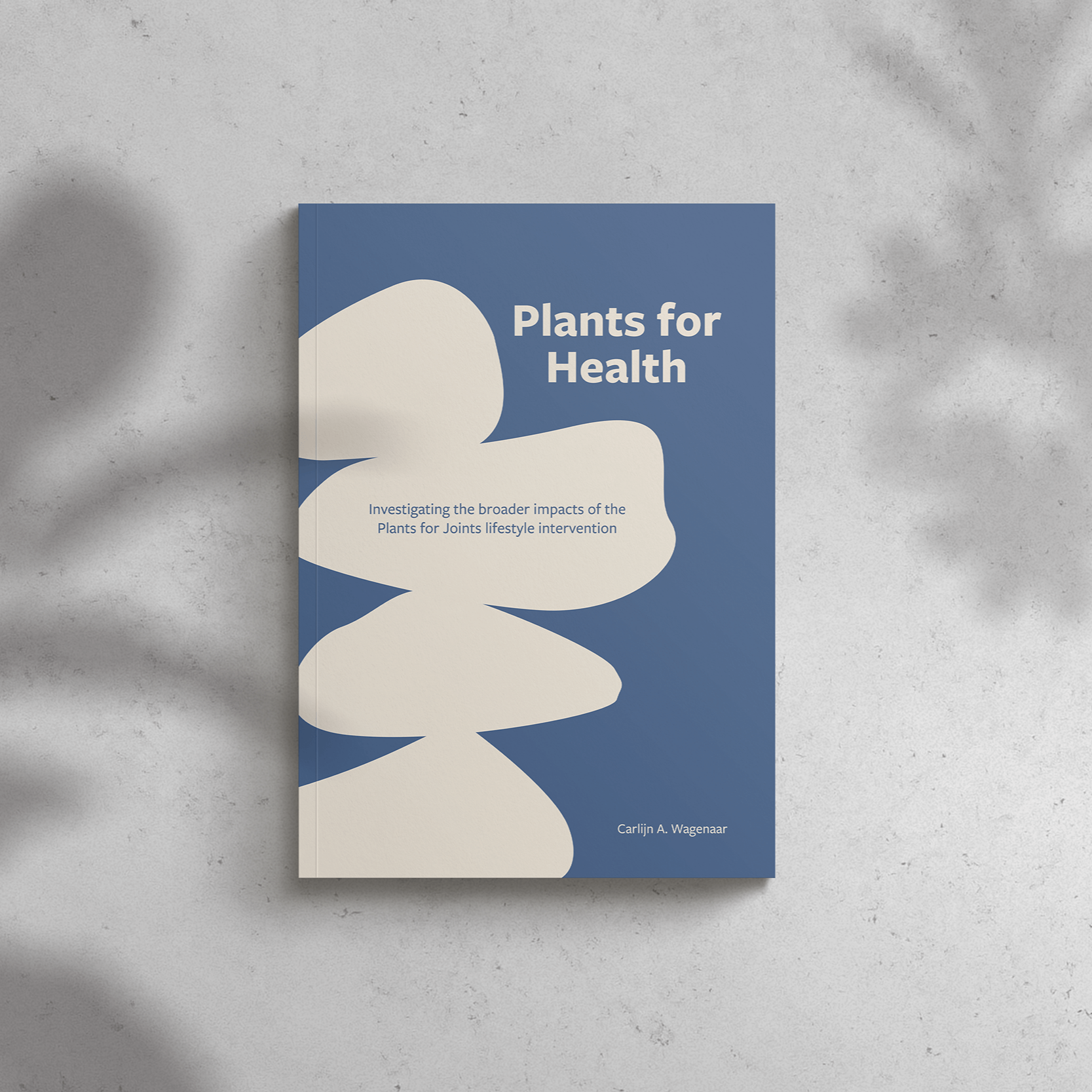 'Plants for Health' cover ontwerp door Studio Winter voor Carlijn Wagenaar
