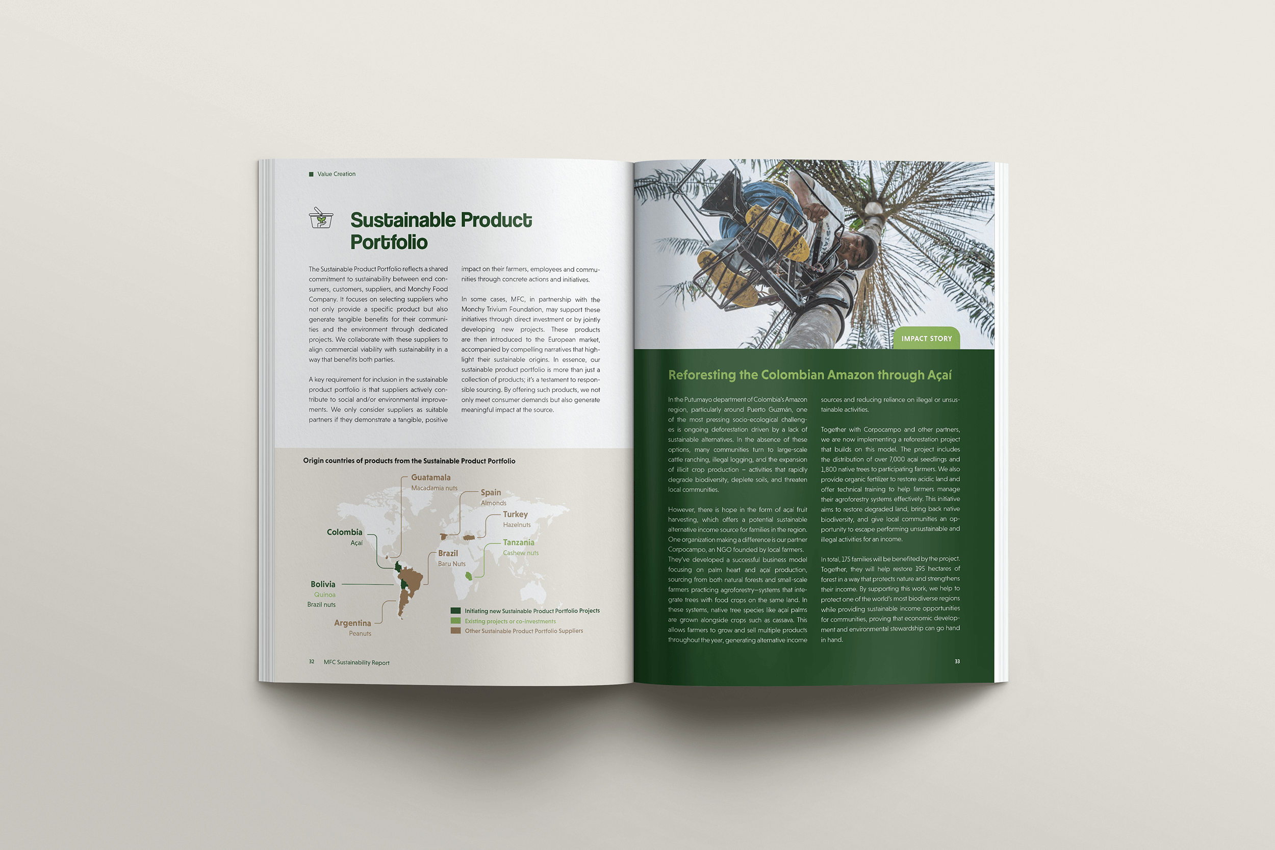 Monchy Food Company Sustainability Report 2024 - Design: Studio Winter