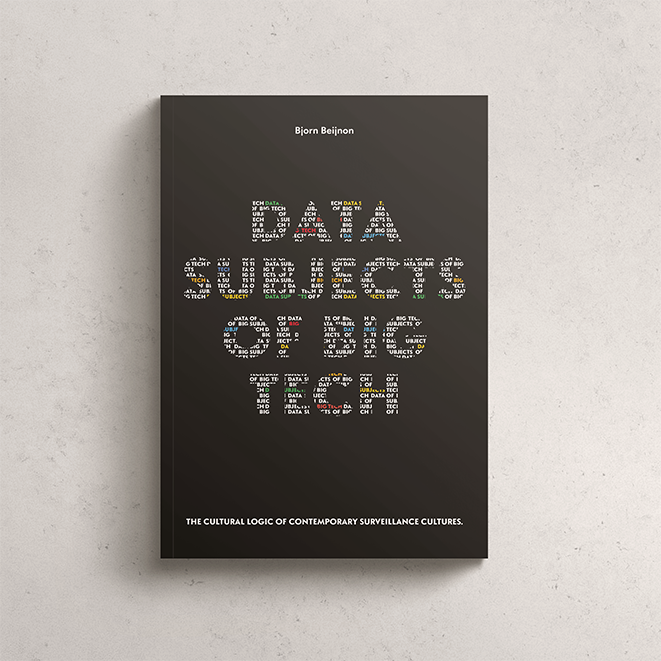 Proefschrift Cover ontwerp voor Bjorn Beijnon door Studio Winter 'Data subjects of big tech'
