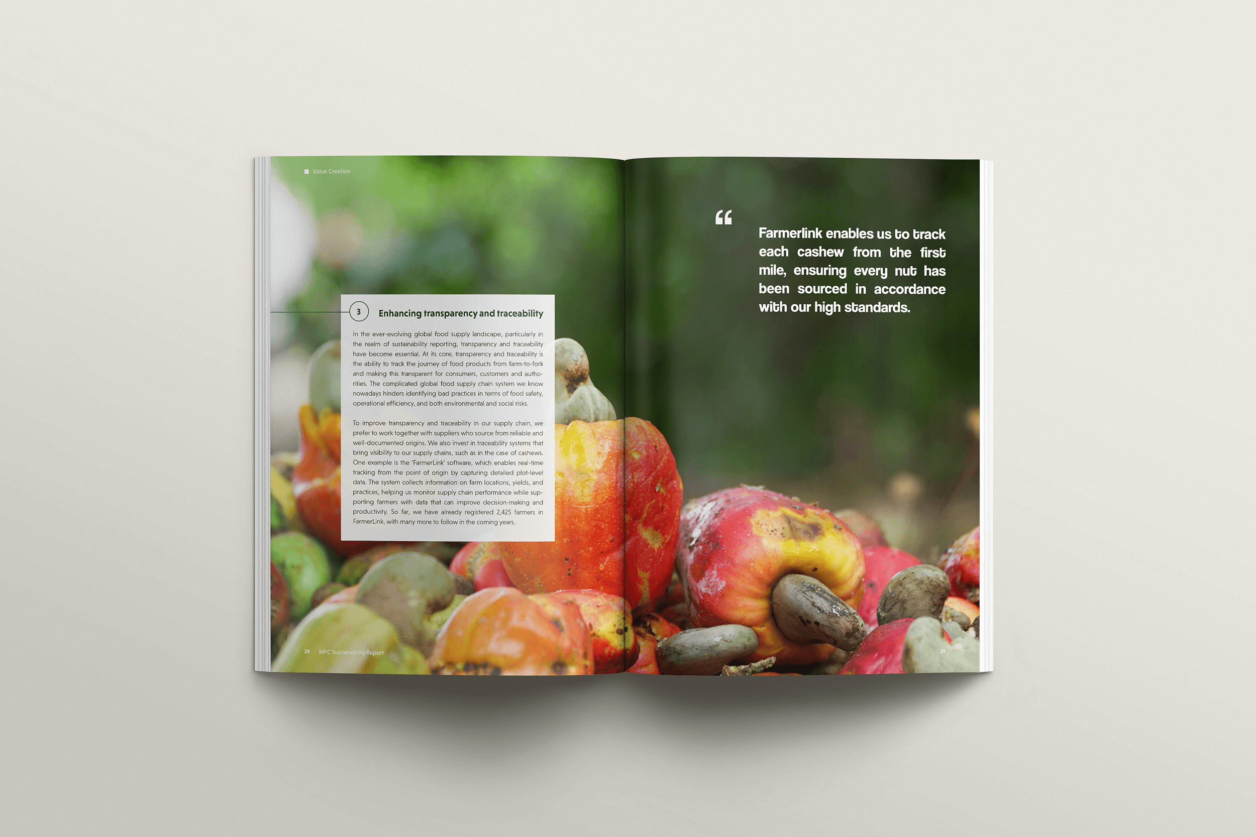 Sustainability Report Monchy Food Company 2024 - Design: Studio Winter