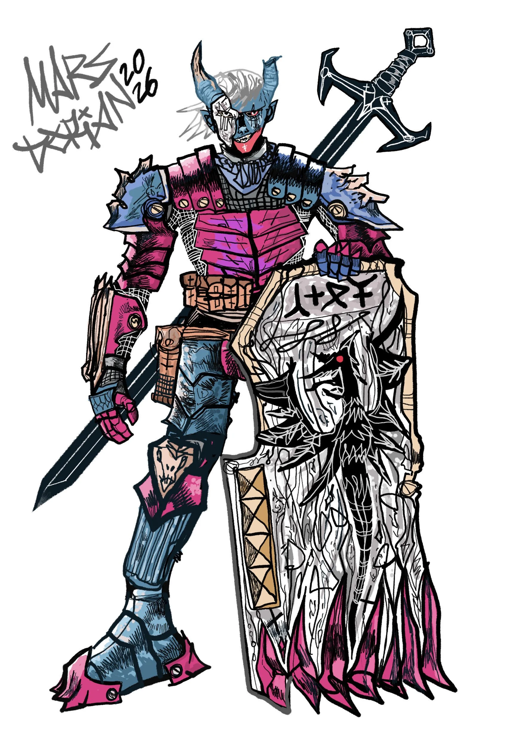 Tiefling Champion Commission