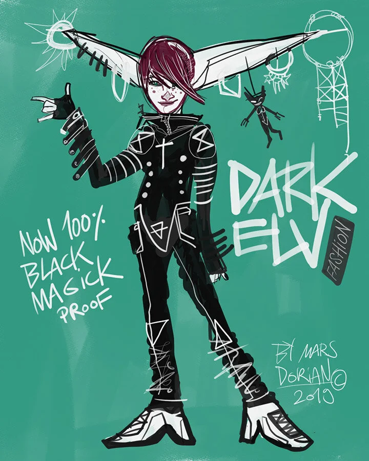 Dark elf sketch