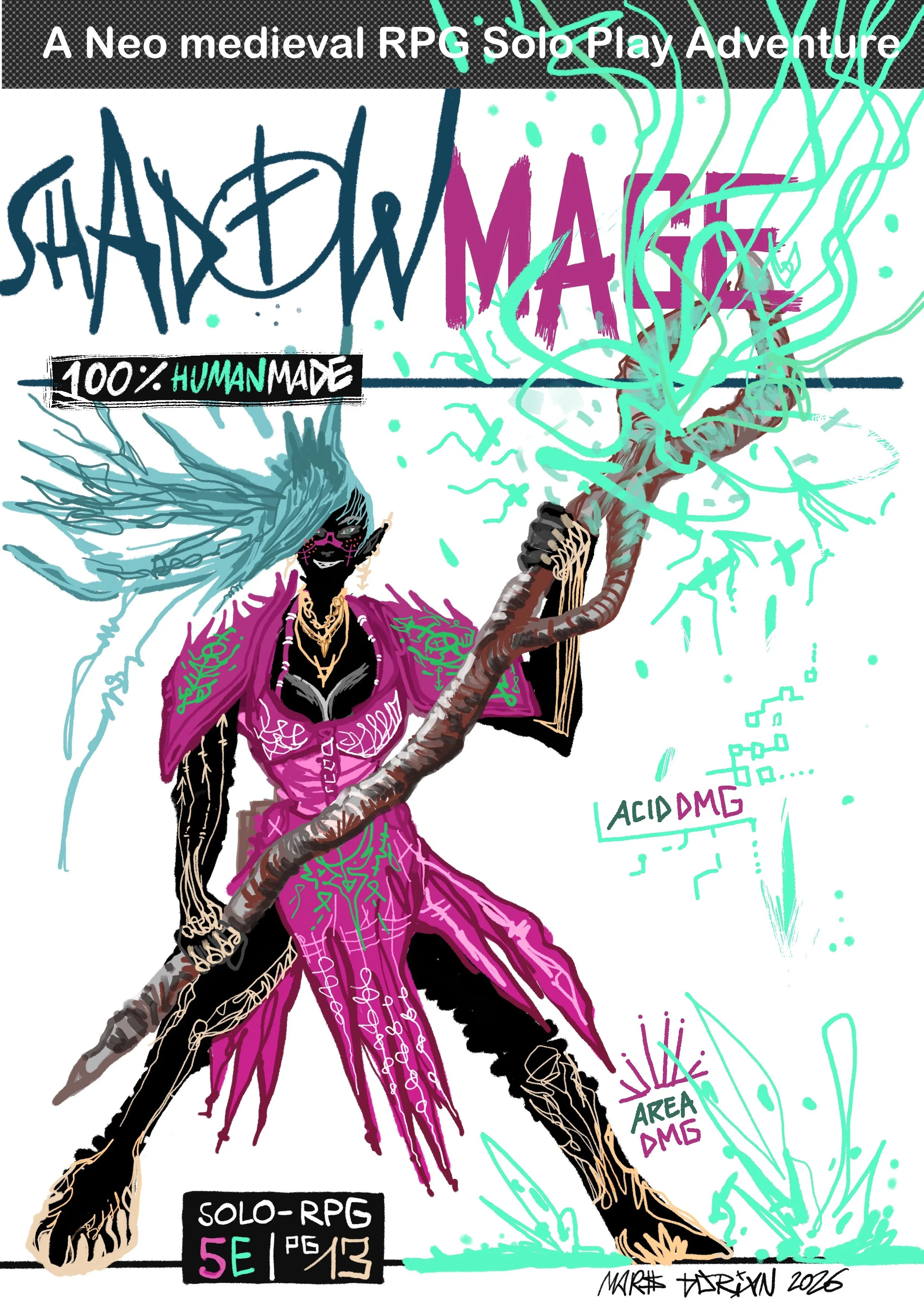Mage RPG cover by Mars Dorian