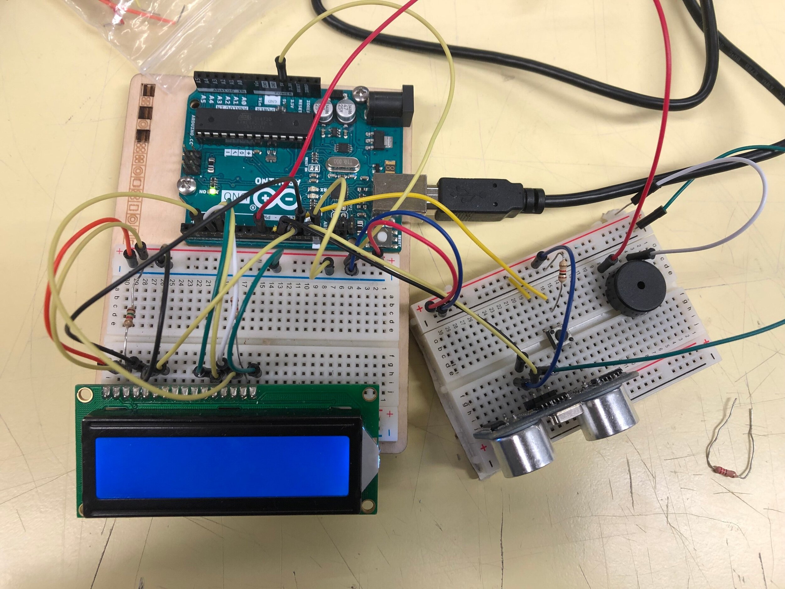 Final Wiring and coding of the Arduino