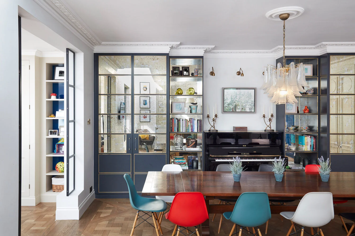 Cordles Wandsworth luxury dining room table and piano