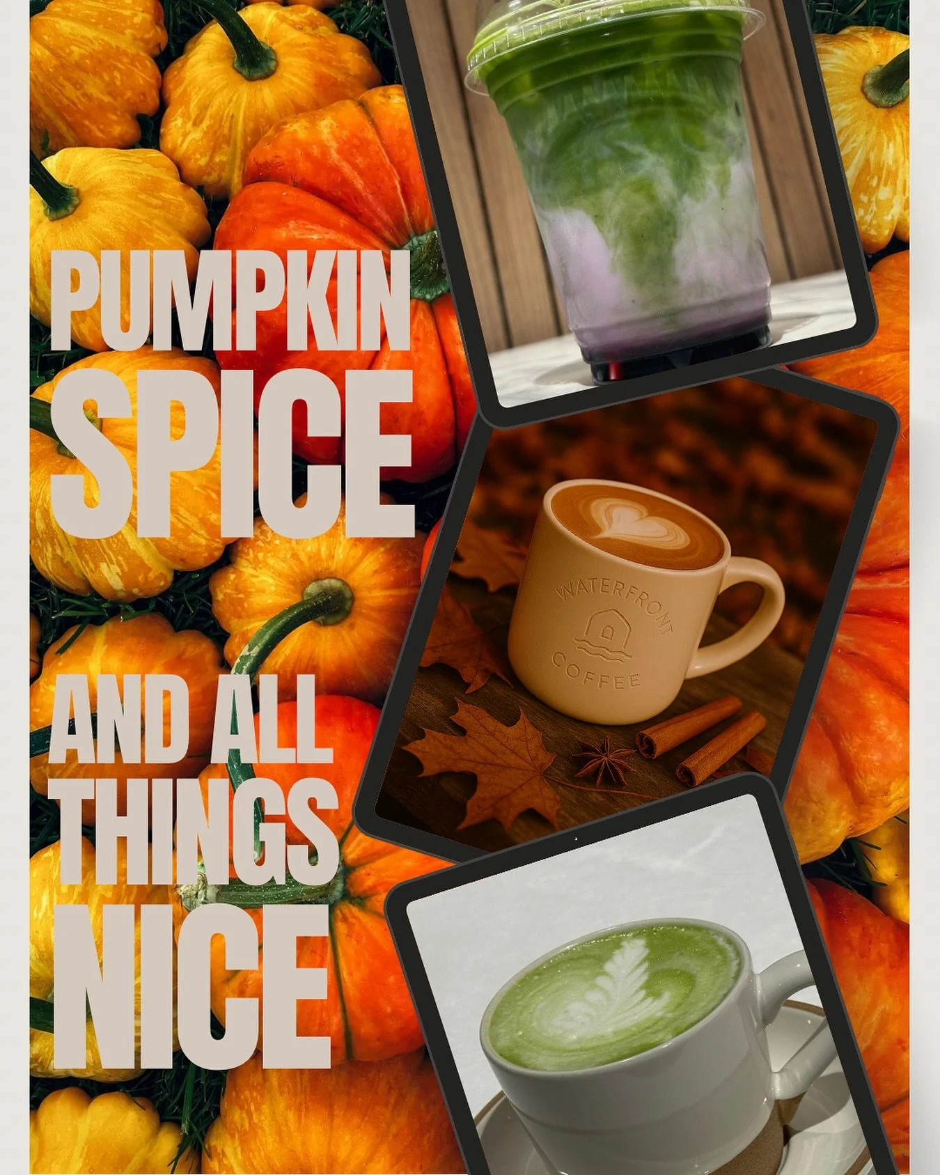 βοΈπ΅ autumn is well and truly here. That can only mean it’s time to dust off the winter coat and enjoy a pumpkin spiced latte. π π  Open Mon-Thurs 08:30-16:00