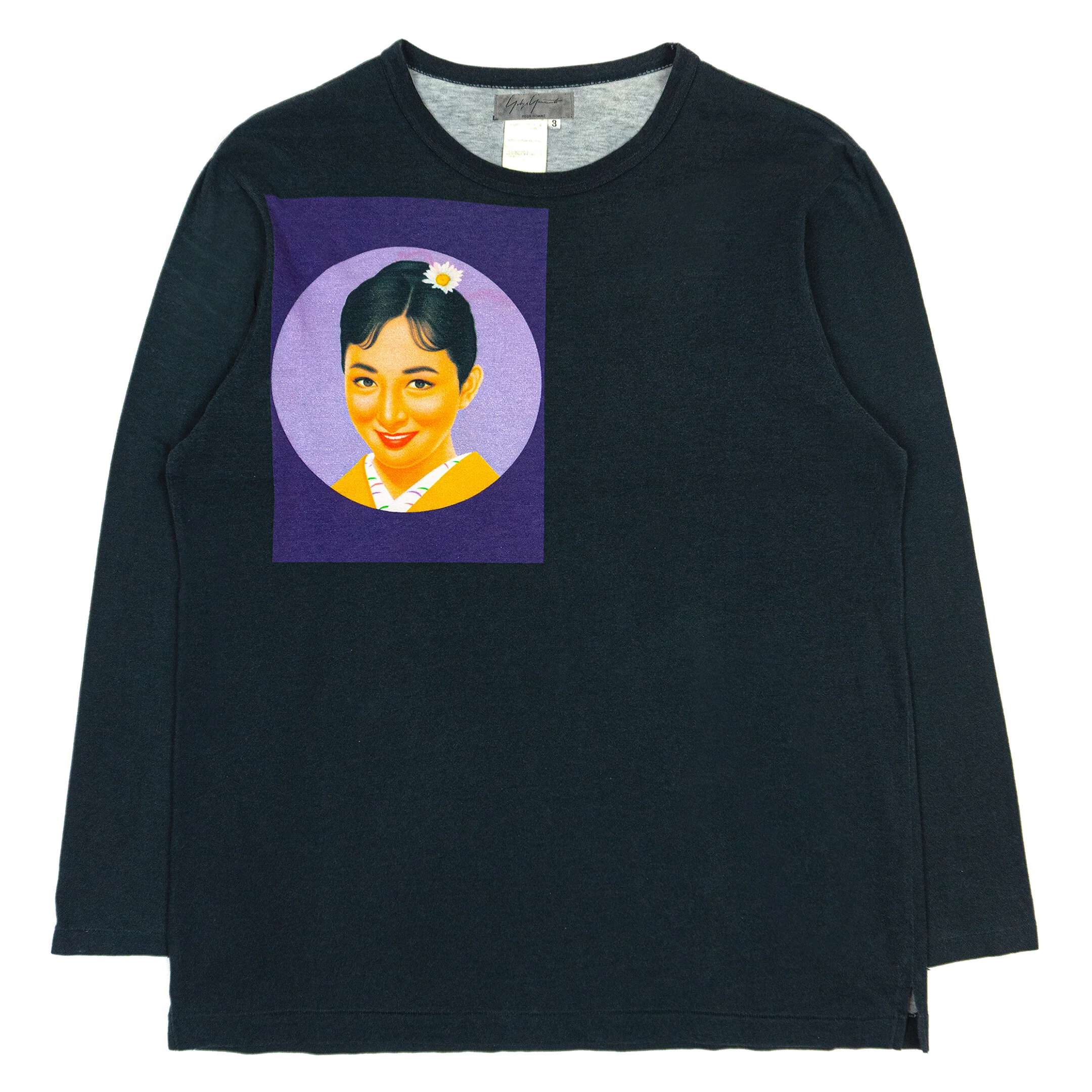 Yohji Yamamoto Pour Homme SS02 Saeko Tsuemura Long Sleeve T-Shirt