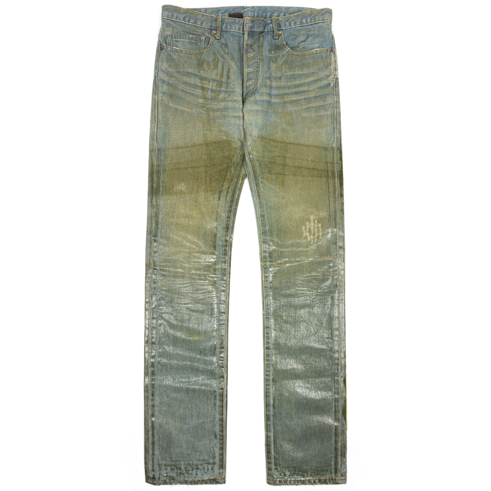 Dior Homme SS2004 Waxed Strip Denim — Middleman Store