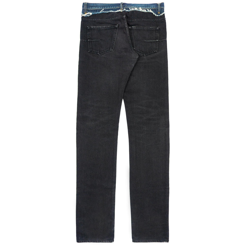 Dior Homme AW06 Black Cummerbund Denim — scatterbrain archives