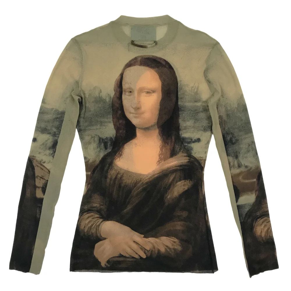 Jean Paul Gaultier Mona Lisa Mesh Shirt — scatterbrain archives 