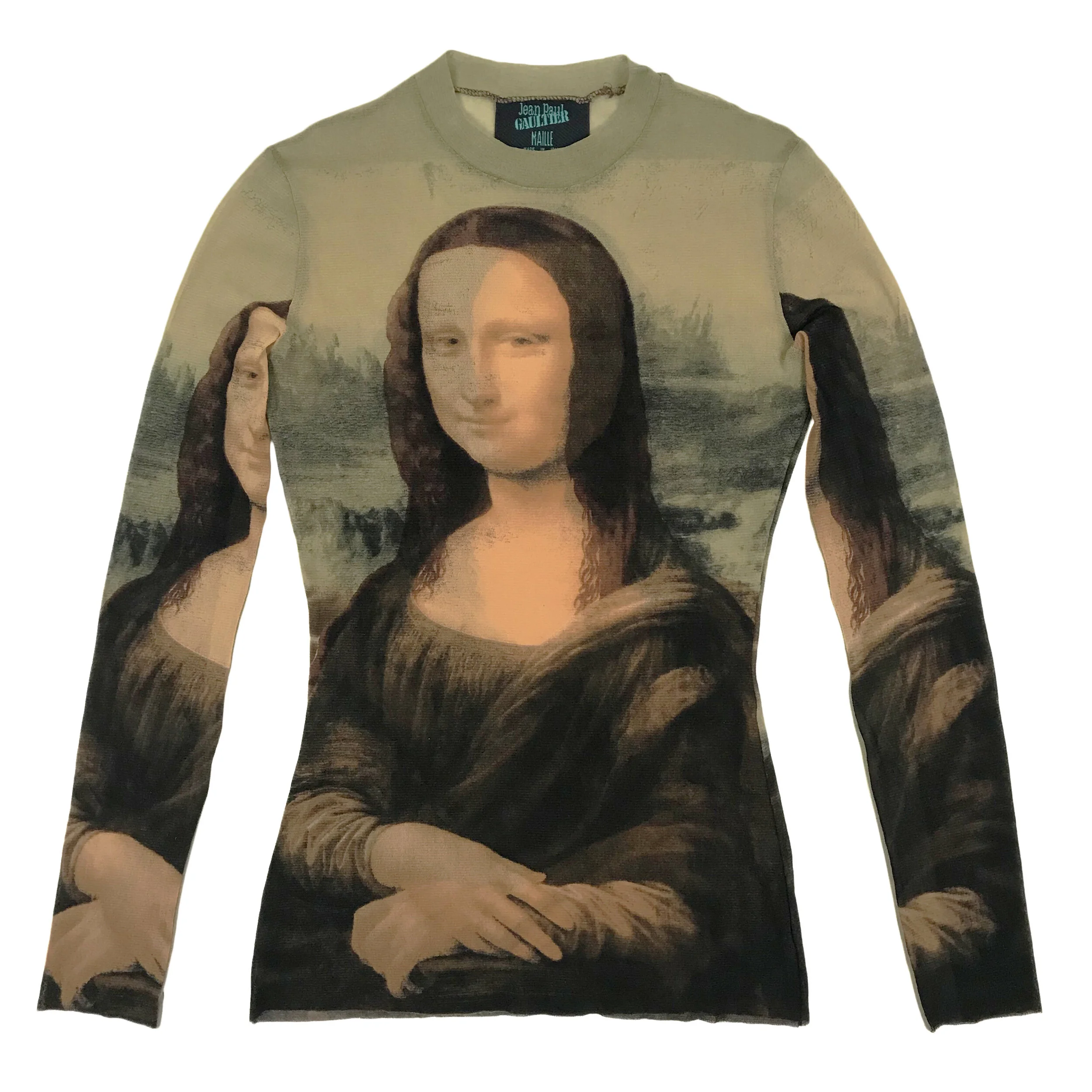 Jean Paul Gaultier Mona Lisa Mesh Shirt