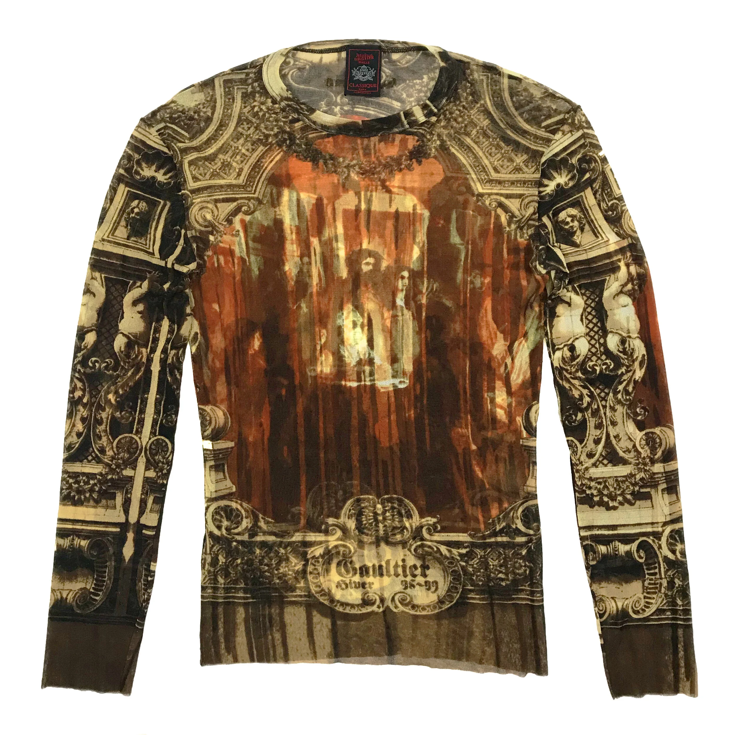 Jean Paul Gaultier Cathedral Mesh Shirt