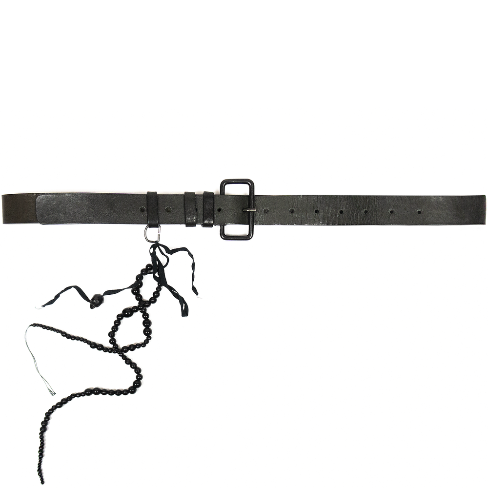 Ann Demeulemeester Belt with Beads — scatterbrain archives