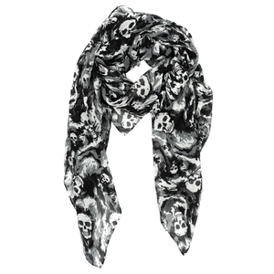 Number (N)ine SS01 Skull Silk Scarf — scatterbrain archives