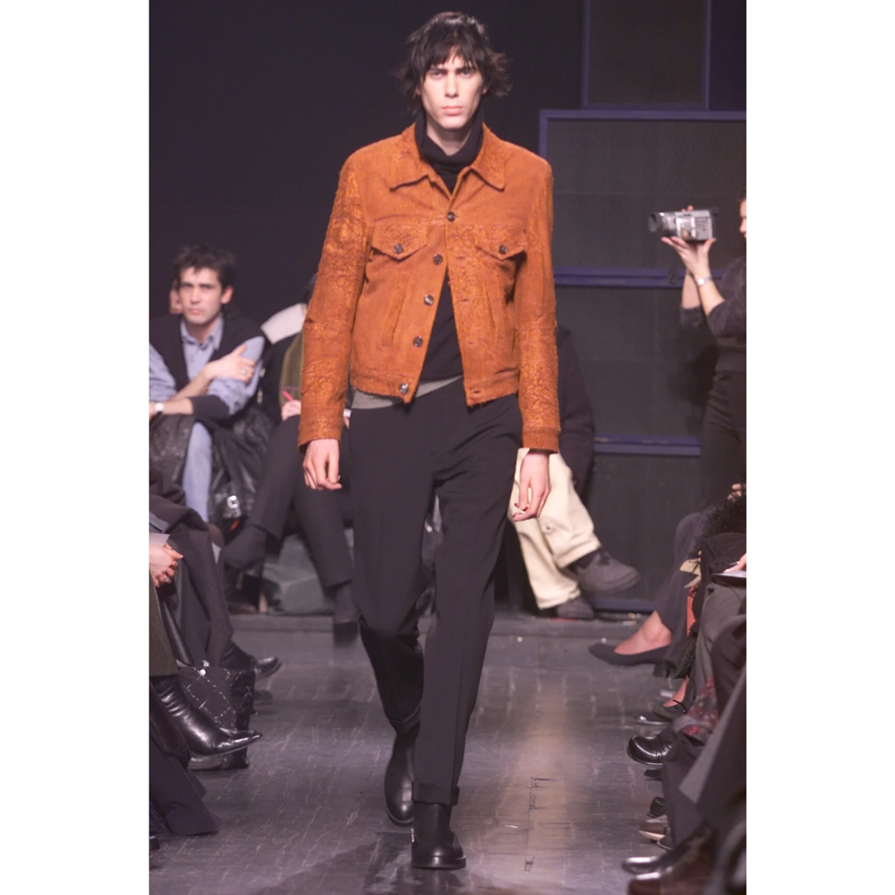 ジャケット・アウター ann demeulemeester archive jacket Ann Demeulemeester fall 2011 wool corset lace zip jacket 36