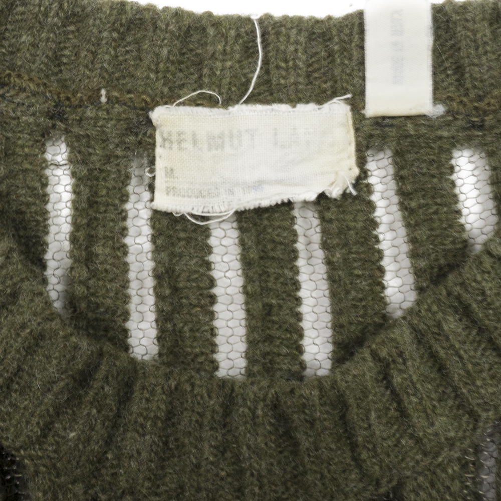 Helmut Lang AW98 Semi-Transparent Knit Sweater Helmut Lang AW98 Semi-Transparent Knit Sweater