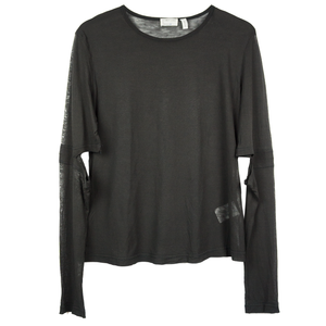 Helmut lang 1998 open elbow shirt cutout