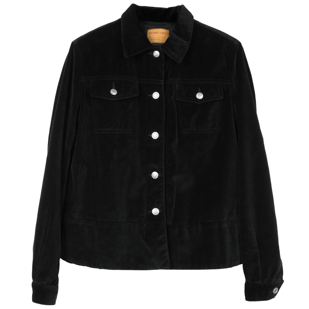 Helmut Lang AW97 Velvet Jacket — scatterbrain archives
