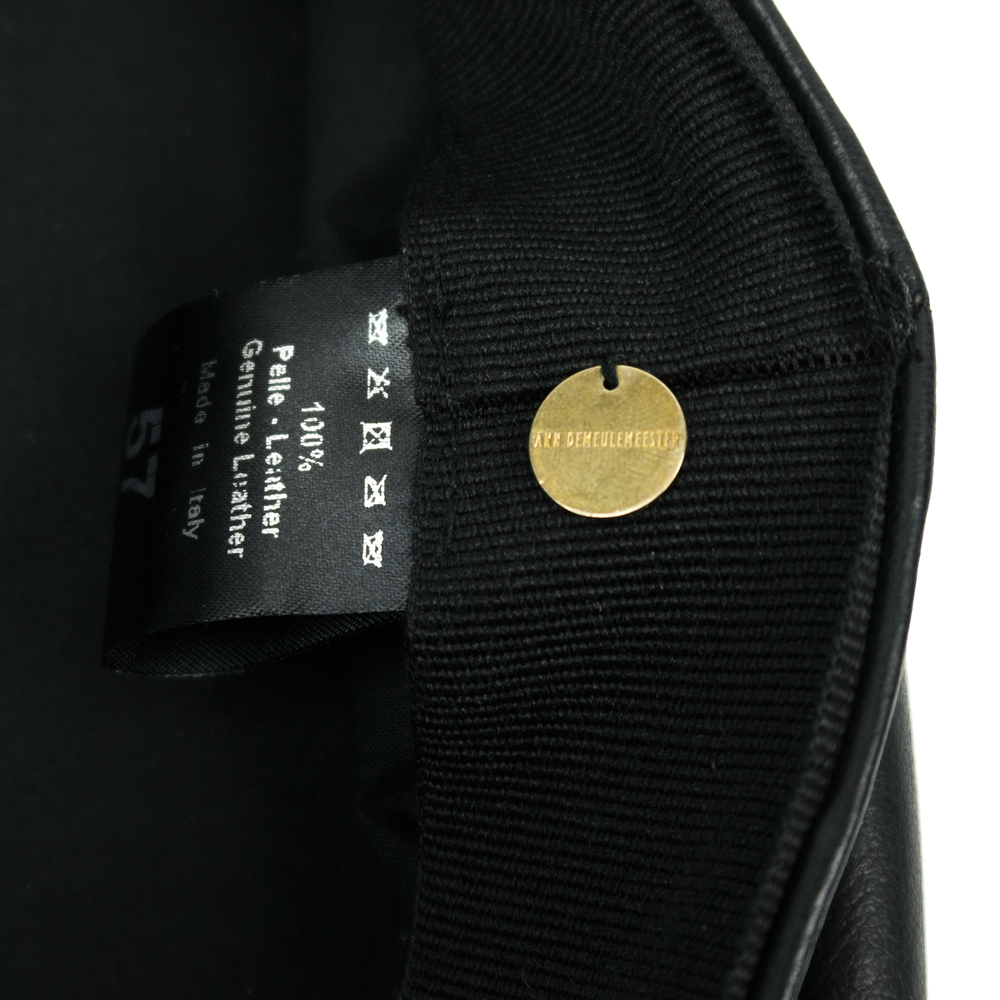 Ann Demeulemeester Leather Fisherman Hat — scatterbrain archives