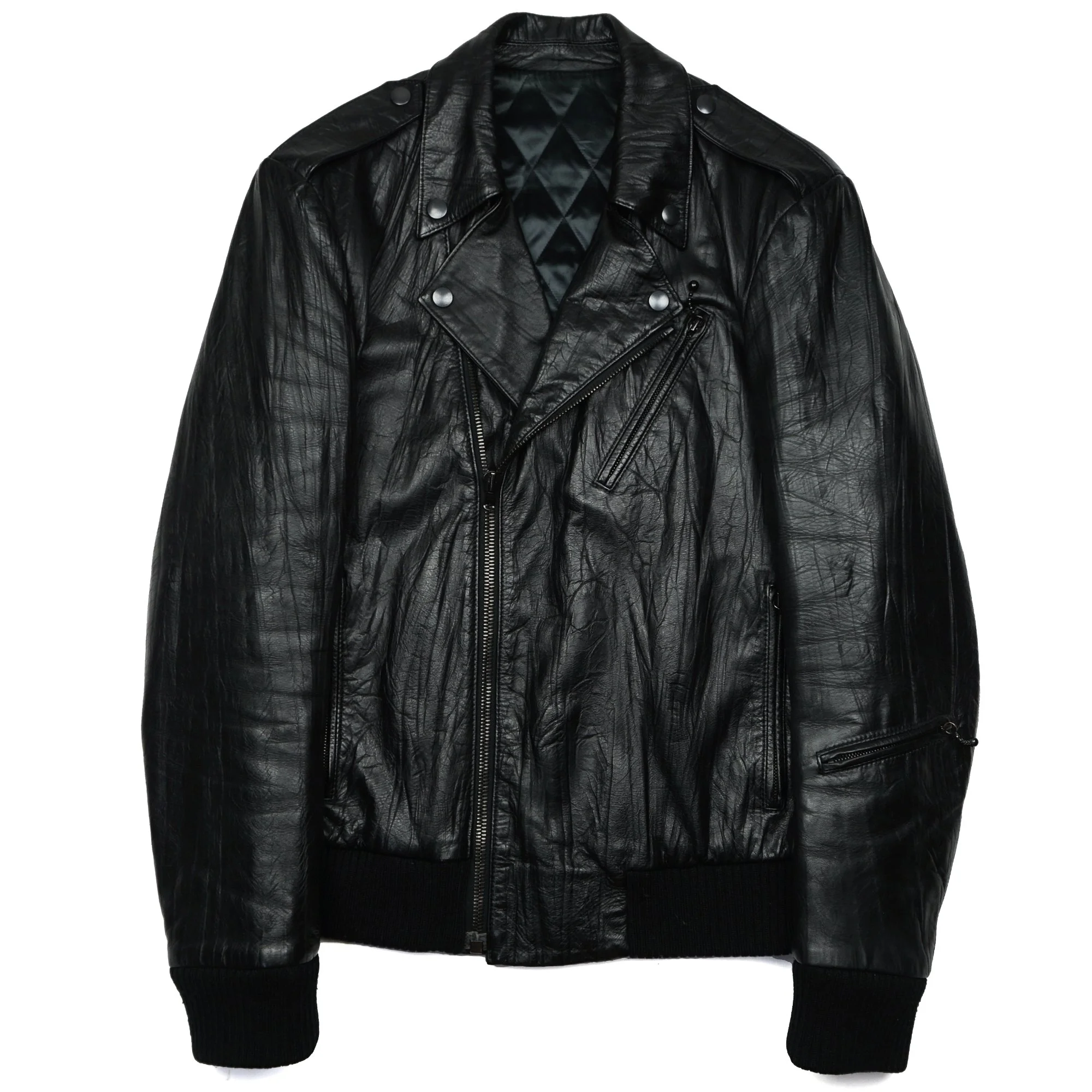 Number (N)ine AW04 "Give Peace a Chance" Leather Jacket