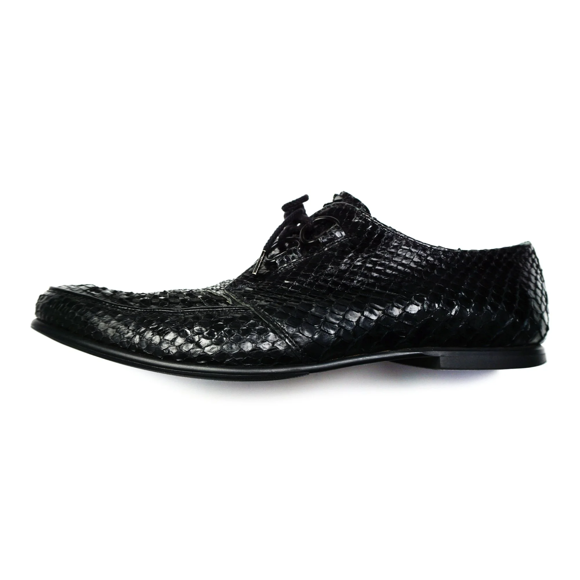 Number (N)ine SS05 "Nightcrawler" Snakeskin Derby Shoes