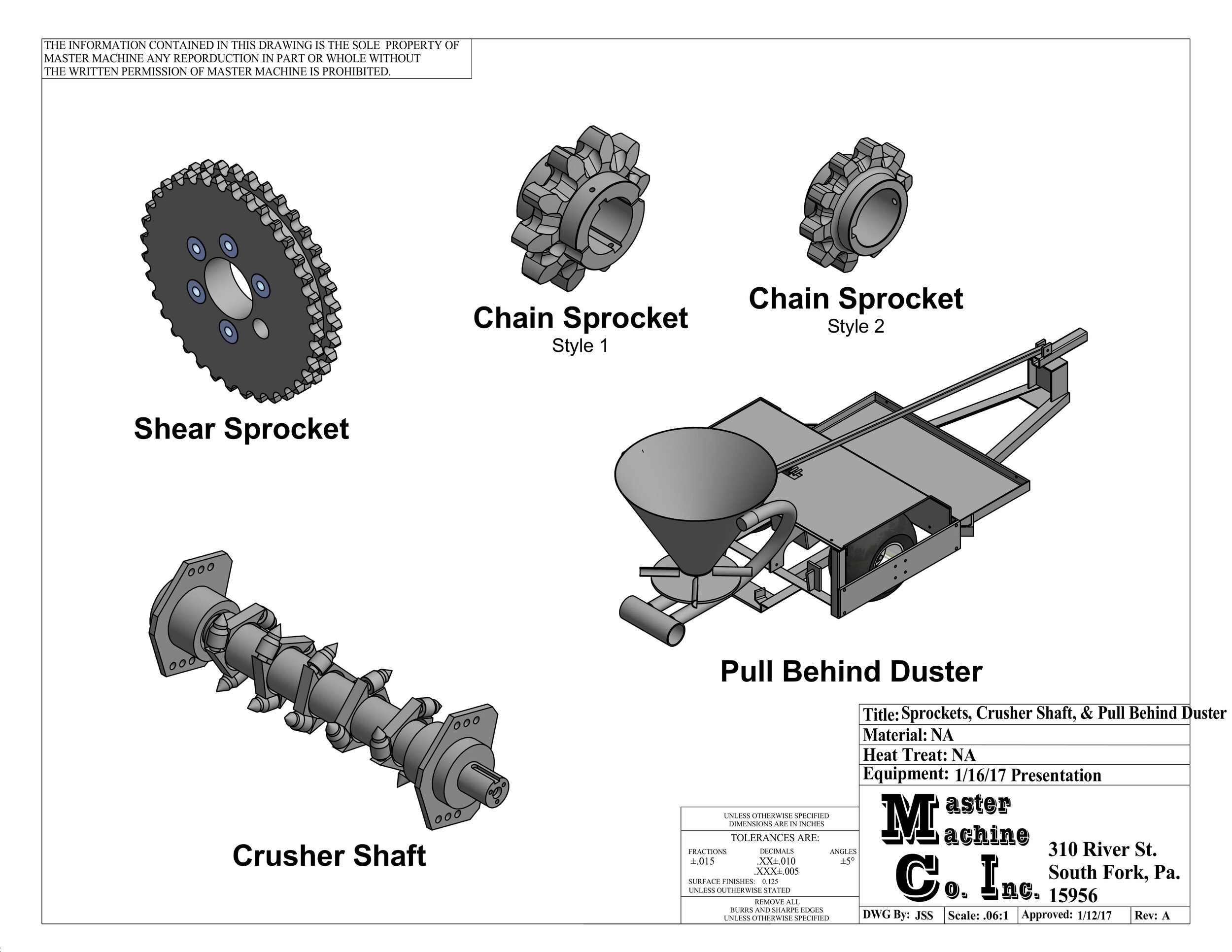 Sprockets, Crusher Shaft, & Pull Behind Duster-1.jpg