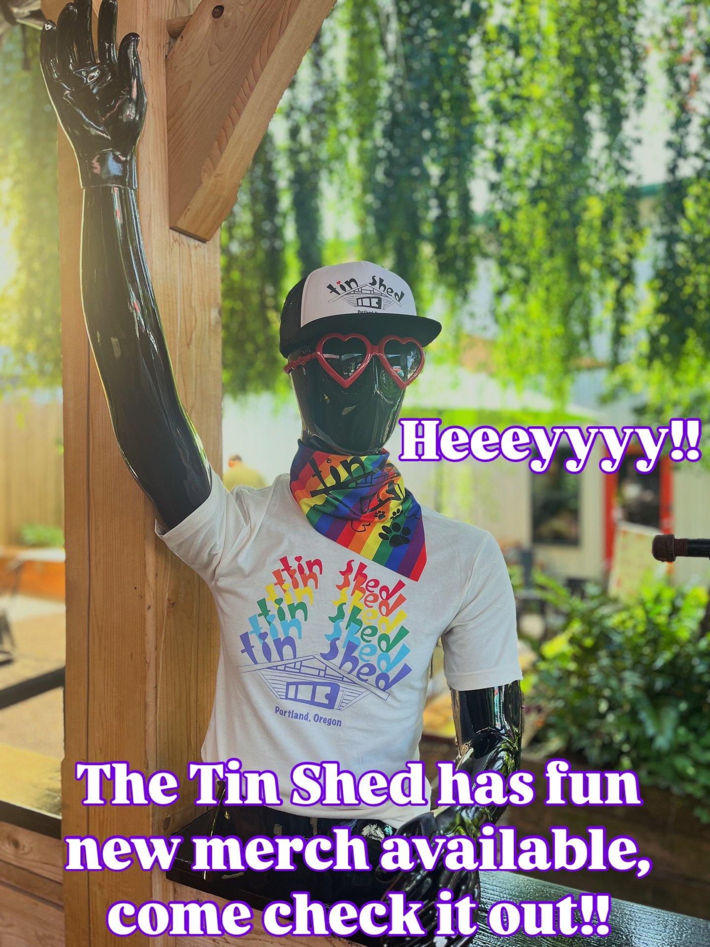 The Tin Shed is ready for summer! We have a handful of delicious new menu items&hellip; we have a fully-shaded outdoor seating area&hellip; and now we have fun new merch! @tinshedgardencafe #summertime #pdxbrunch