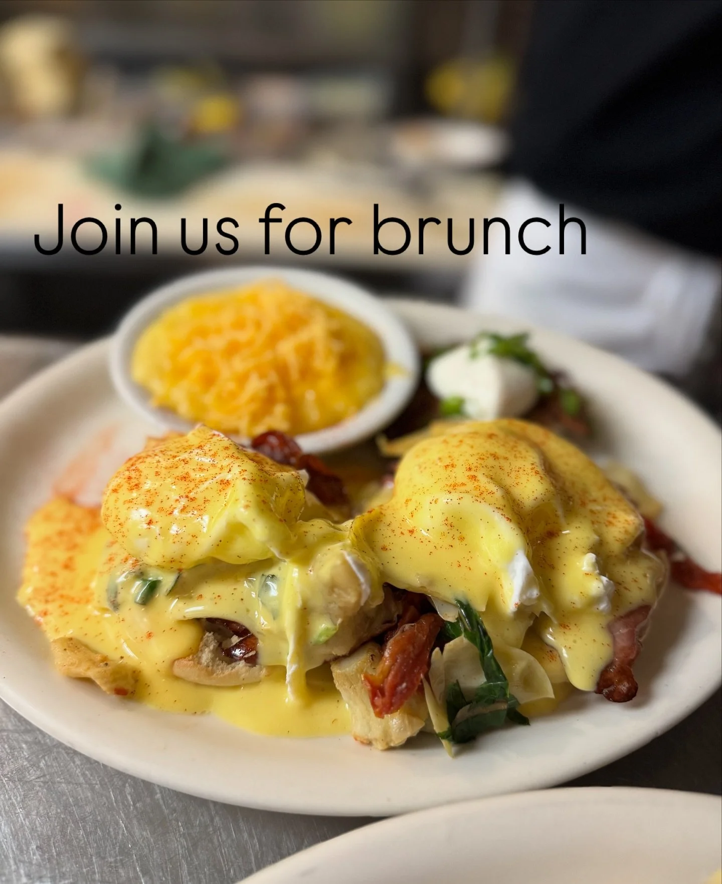 Here&rsquo;s another opportunity to make your Sunday more special. A Benedict with prosciutto, artichoke hearts, sun-dried tomatoes and fresh basil. See ya in a bit! ❤️ @tinshedgardencafe #eggsbenedict #pdxbrunch #albertaarts #dailyspecial