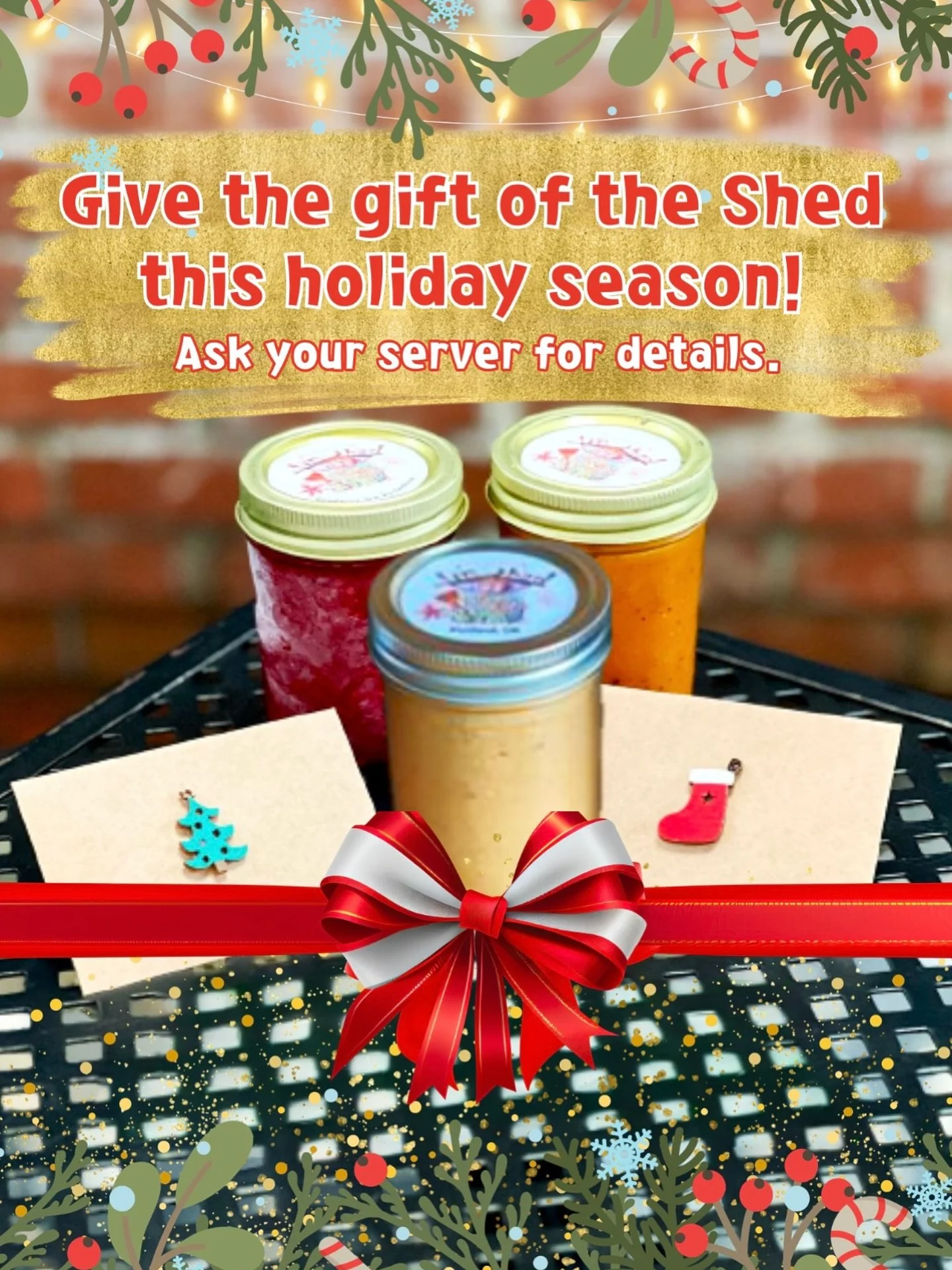 Nobody HERE is gonna tell anyone to &lsquo;stay off the sauce&rsquo; this holiday season! Now is the perfect time to fortify your provisions! Raspberry freezer jam&hellip; house-made habanero sauce&hellip; and chipotle aioli&hellip; made to keep life