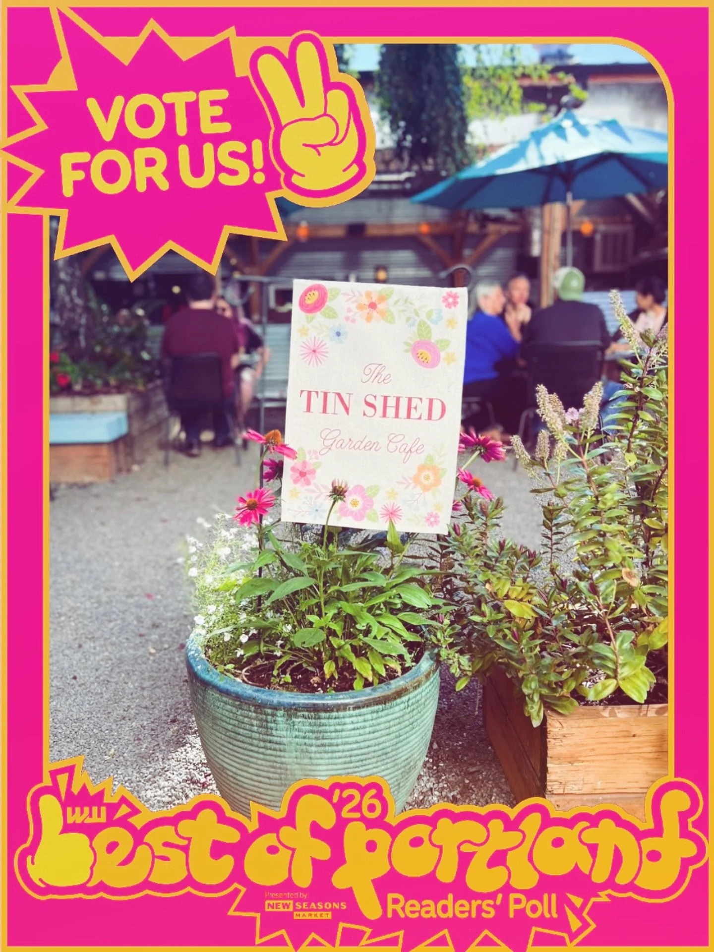 It&rsquo;s time to go visit the most charming outdoor brunch spot in the city, the Tin Shed Garden Cafe! Over the past couple weeks we&rsquo;ve worked hard, getting it ready for the season, importing scores of charming pots, planters, and vegetation;