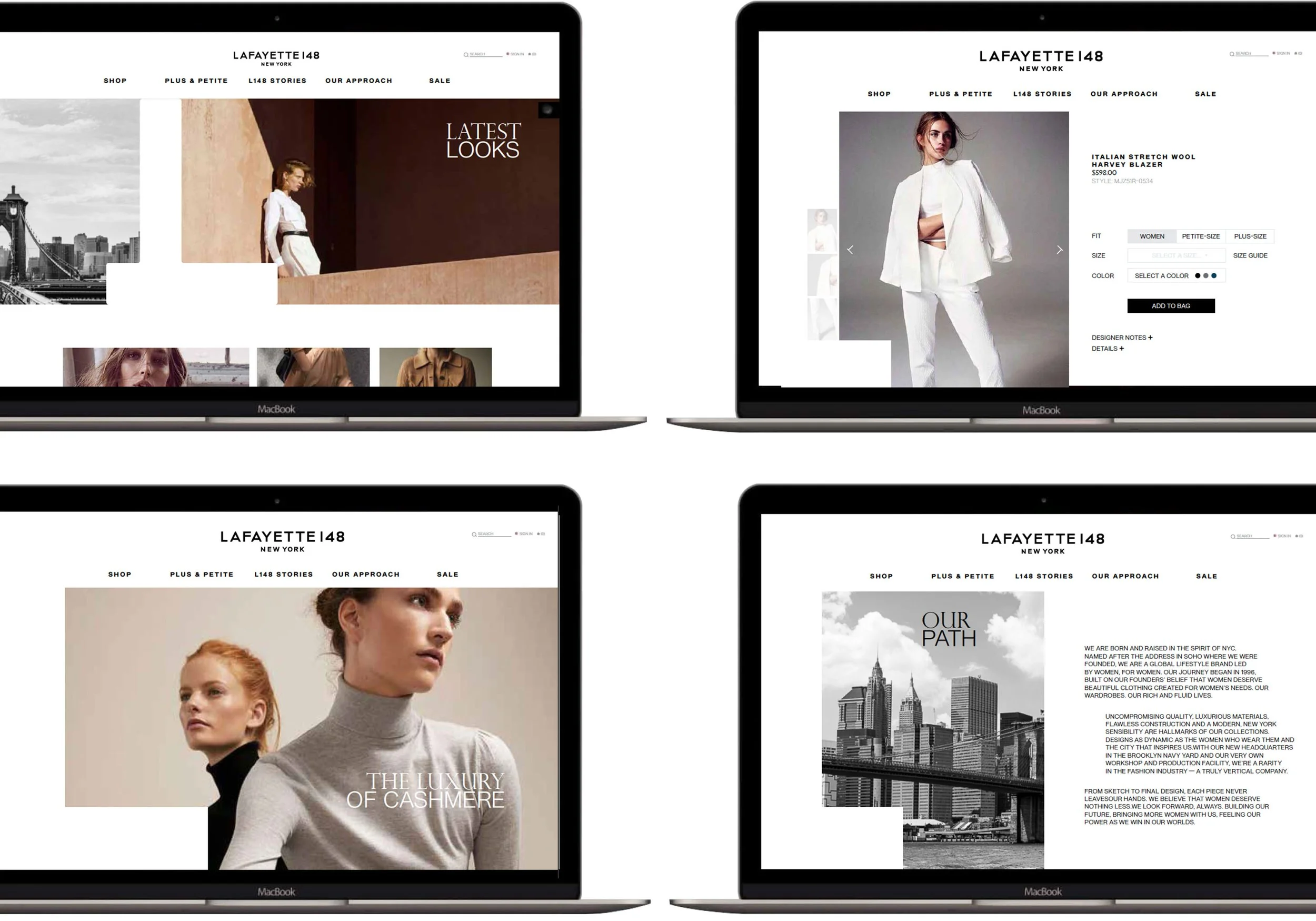  CLIENT: Lafayette 148 / CONTRIBUTION: Brand identity application / ROLE: Senior Art Director 