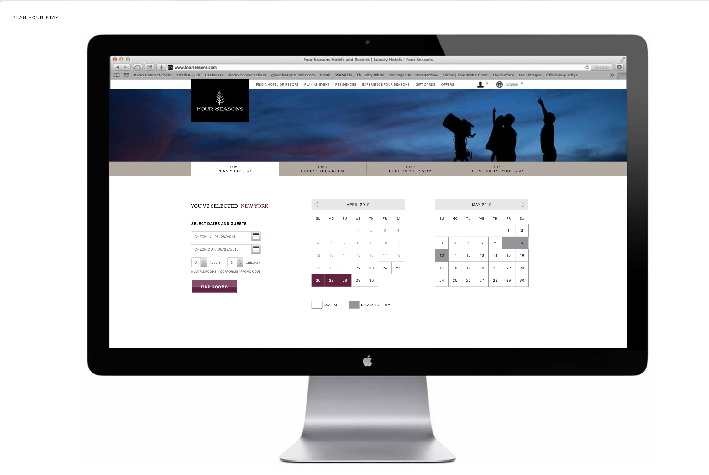  CLIENT: Four Seasons Hotels &amp; Resorts / CONTRIBUTION: Brand identity applications / ROLE: Senior Art Director 