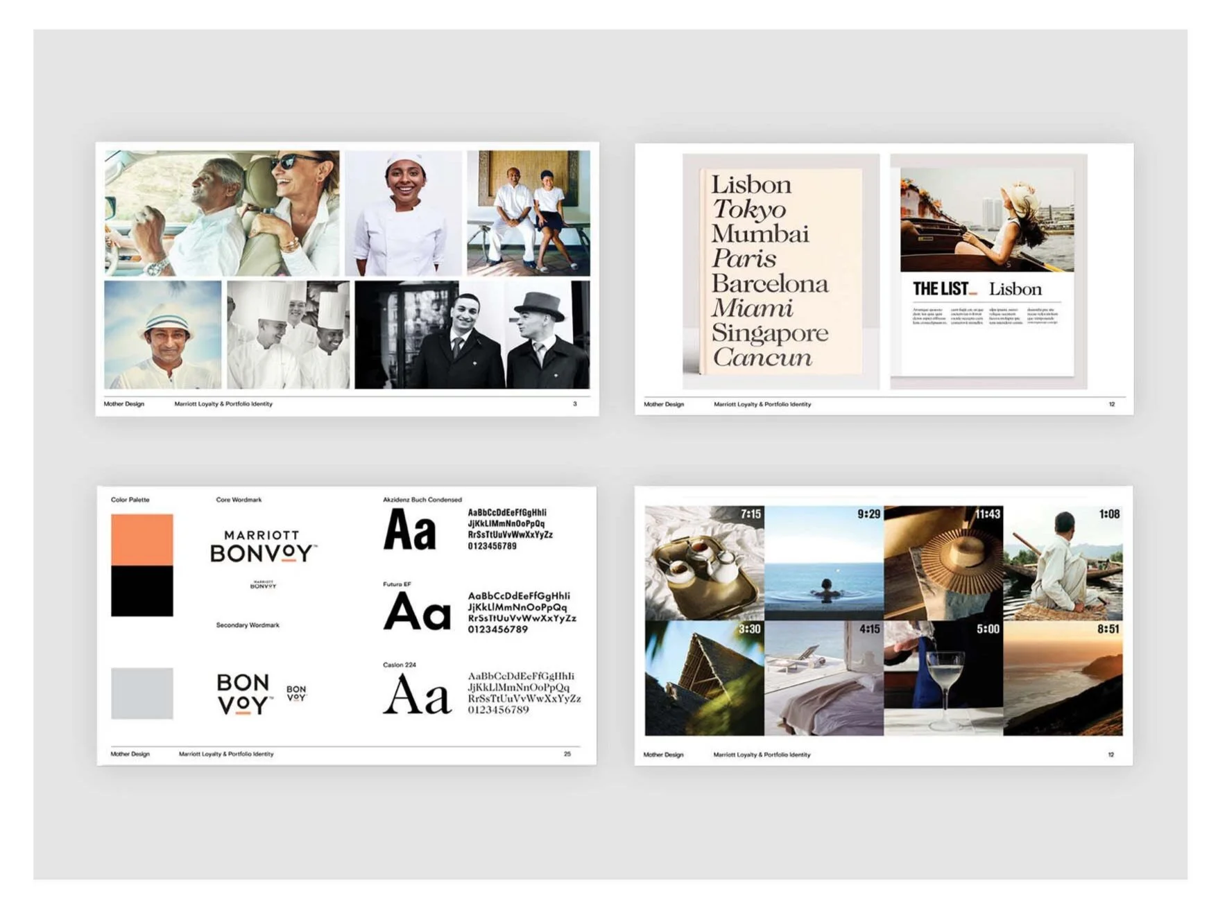  CLIENT: Marriott Bonvoy / PROJECT: Brand identity guidelines / ROLE: Senior Art Director 