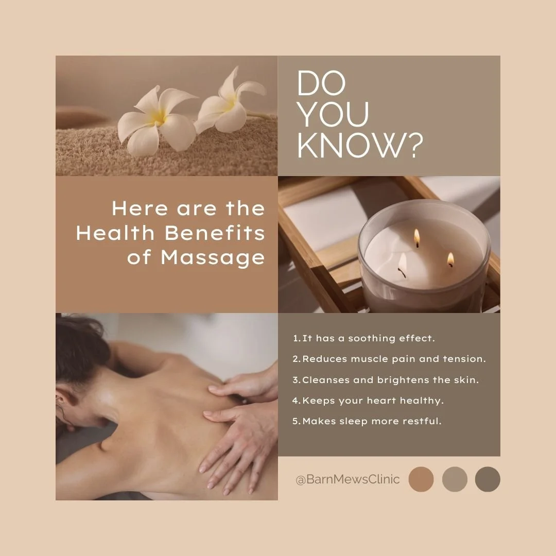 There are so many health benefits to massage.  Lucky for our wonderful clients we offer a wide range of massage treatments and an amazing team of specialist therapists to provide them.  #massagebenefits #reducesmusclepain #reducestension #brightens #