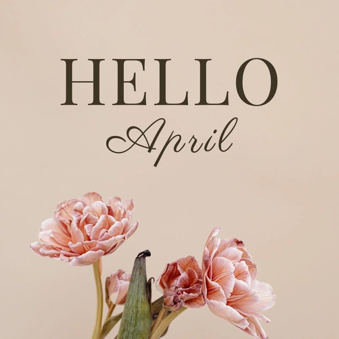 Hello April.  One step closer to warmer weather and summer evenings.  #helloapril #seasonchange #beautifultimeofyear #summeriscoming