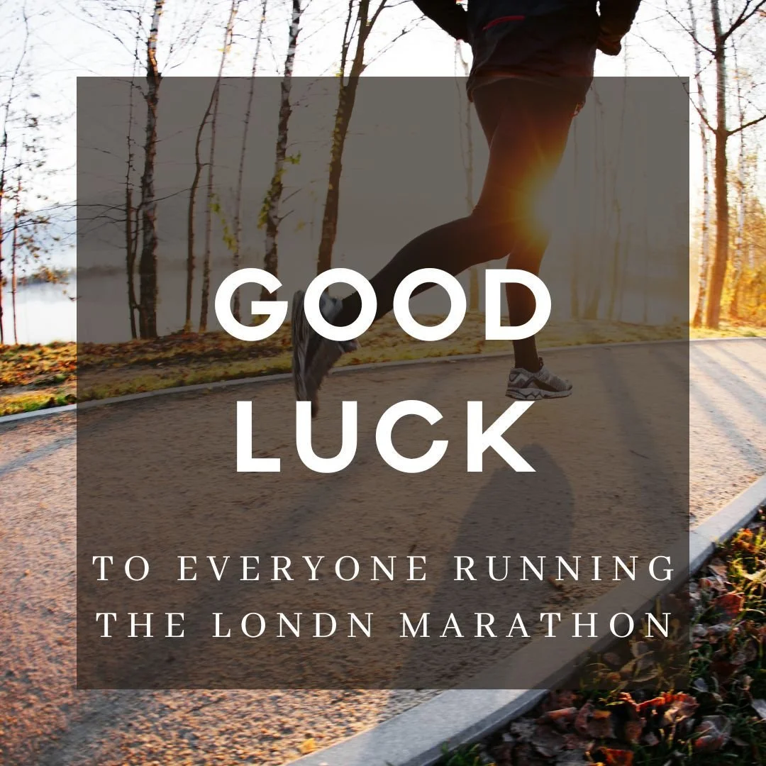 Good Luck to all the amazing individuals running the London Marathon today.  Remember to take in every second of the atmosphere.  You are amazing for just getting to the start line.  #goodluck #keeprunning #hugeachievement #motivation #takeitallin
