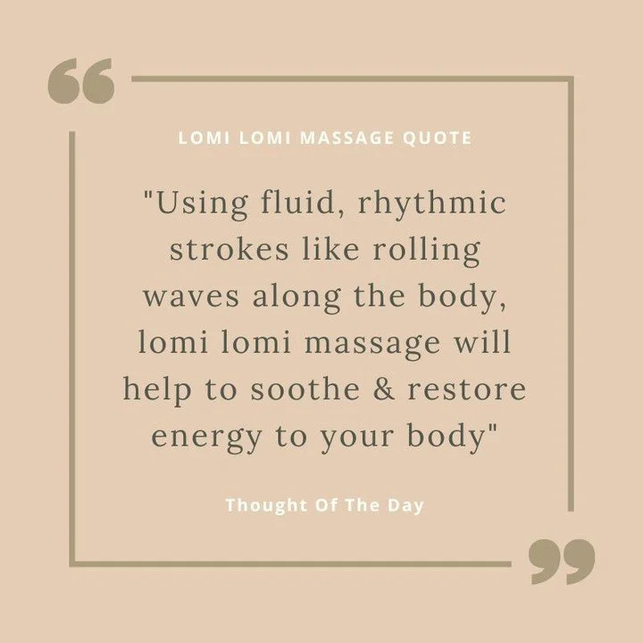 #quoteoftheday #lomilomiquote #massagequote
