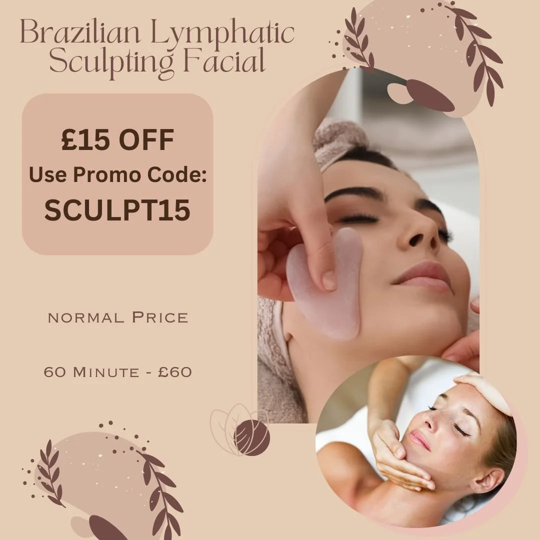 Summer is here and a Brazilian Lymphatic Sculpting Facial Massage at Barn Mews is what you need, so, we are offering you &pound;15 off when you book.  Book your treatment session between 06.06.2026-30.06.2026 enter promo code SCULPT15, pay for your s